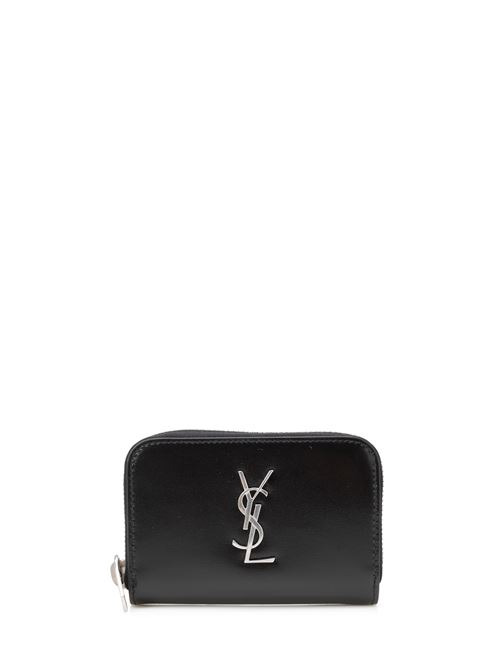 Leather coin purse SAINT LAURENT | 5354110SX0E1000